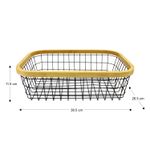 Cesto-frutero-fabricado-con-varillas-de-acero-inoxidable-y-borde-decorativo-de-madera-de-bambu.-Negro-con-amarillo-K-HOME