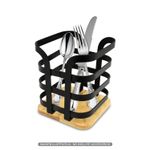 Organizador-de-cubiertos---fabricado-con-laminas-rigidas-de-acero-inoxidable-y-base-decorativa-de-madera-de-bambu.-K-HOME