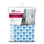 Cortina-de-baño-semi-transparente-con-diseño-de-PUNTOS-CELESTES.-Ligera-para-duchas-estandar.---K-HOME