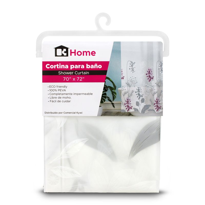 Cortina-de-baño-semi-transparente-con-diseño-de-FLORES-BLANCAS-Y-PLATEADAS.-Ligera-para-duchas-estandar.---K-HOME