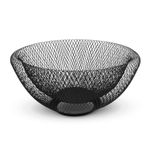 Cesto-frutero-de-30.5-cm-de-diametro-fabricado-en-malla-de-acero-inoxidable-con-recubrimiento-en-polvo-negro.-Negro-K-HOME