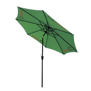 Parasol retráctil con estructura metálica y cubierta impermeable de lona. - K HOME