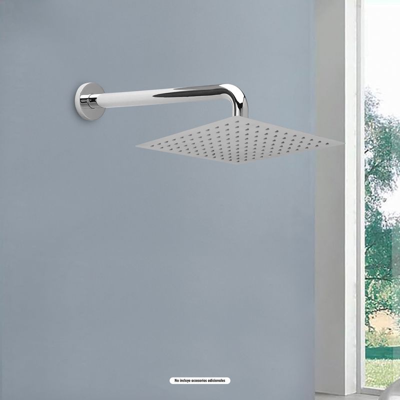 Cabeza-de-ducha-SUPER-SLIM-de-diseño-ultra-delgado-con-cabezal-de-inclinacion-modificable-y-base-autolimpiante.---FLORY