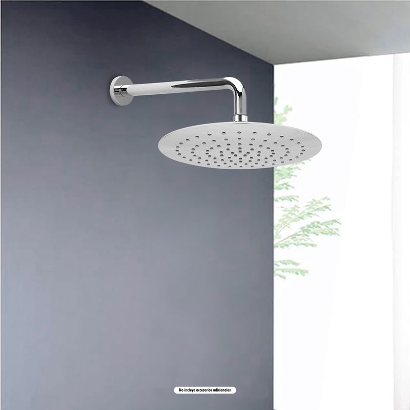 Cabeza-de-ducha-SLIM-de-226-cm--de-diseño-delgado-con-cabezal-de-inclinacion-modificable-y-base-autolimpiante.---FLORY