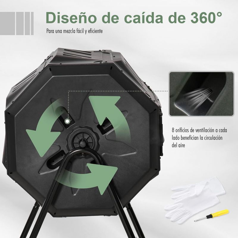 Caja-giratoria-para-COMPOST-de-160-litros-con-2-paneles-internos.-Convierte-en-fertilizante-desperdicios-organicos.-Negro-K-HOME