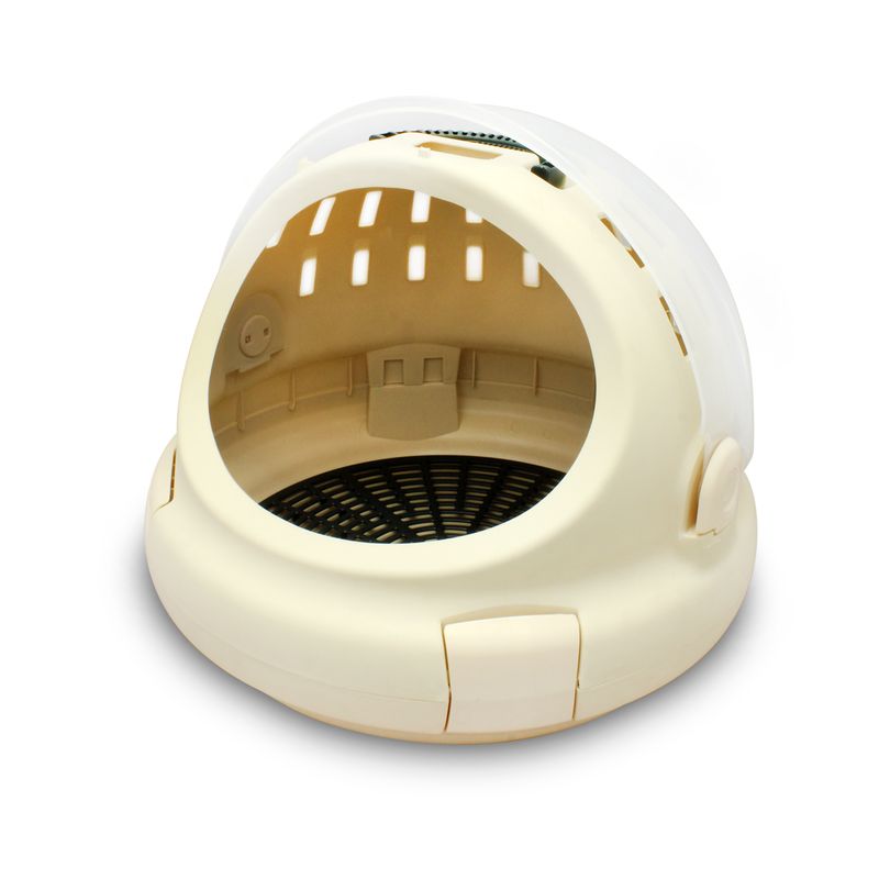 Transportador-para-gatos---tipo-capsula-futurista-con-visor-retractil-transparente.-Ideal-para-gatos-de-todas-las-edades.-K-HOME