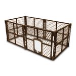 Corral-para-mascotas---de-estructura-plastica-con-1-puerta-tipo-vaiven-para-ingreso-y-salida-de-mascotas.-K-HOME