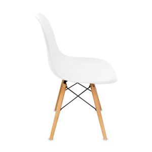 Silla sin apoyabrazos con asiento y respaldo de una sola pieza. - K HOME