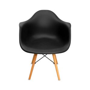 Silla con apoyabrazos y respaldo de una sola pieza. - K HOME