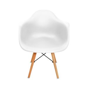 Silla con apoyabrazos y respaldo de una sola pieza. - K HOME