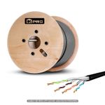 Cable-de-red-UTP---categoria-6E---1000-Mbit-s---250-MHz.-Para-conexiones-exigentes.-Uso-en-EXTERIORES--Rollo-305-m.