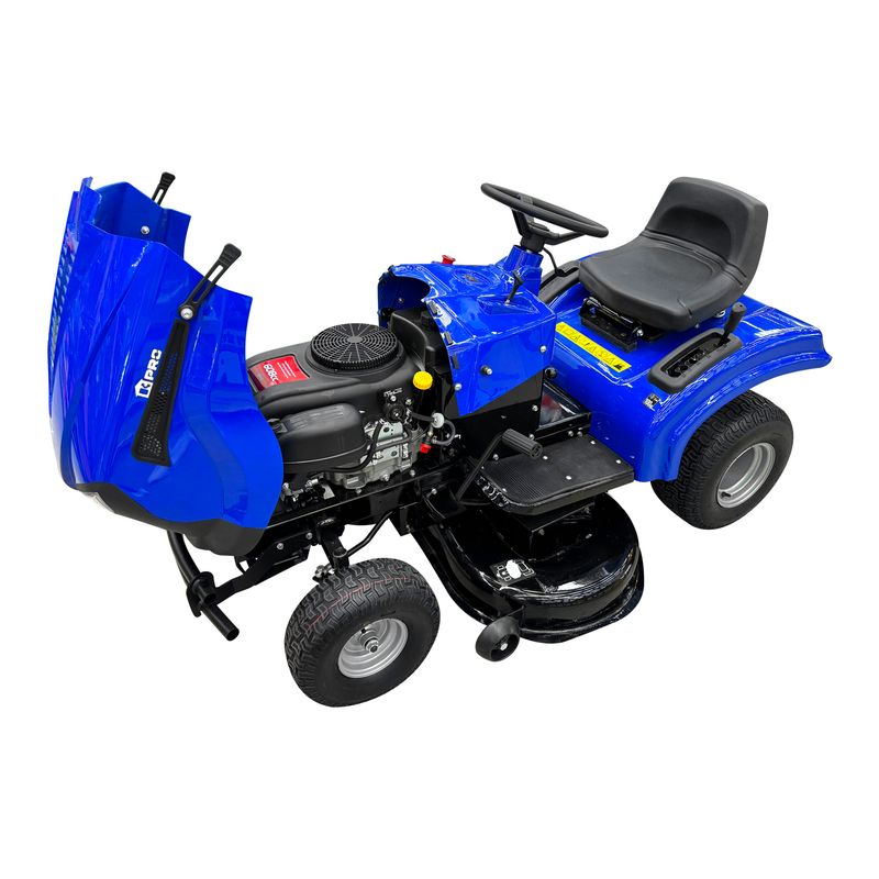 Tractor-cortador-de-cesped-con-motor-de-608-CC-de-175-HP.-Diametro-de-corte-106-cm--Corte--Max-3---Min-05-pulgadas.-Azul-con-negro-K-PRO
