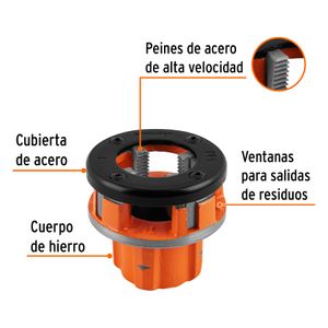 Dado 1" para tarrajas TA-850 y TA-851 - TRUPER