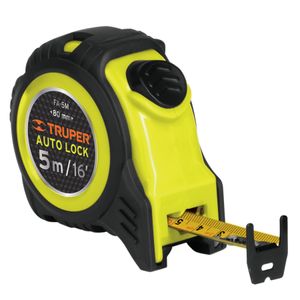 Flexómetro Auto-Lock contra impactos 5 m cinta 19 mm - TRUPER
