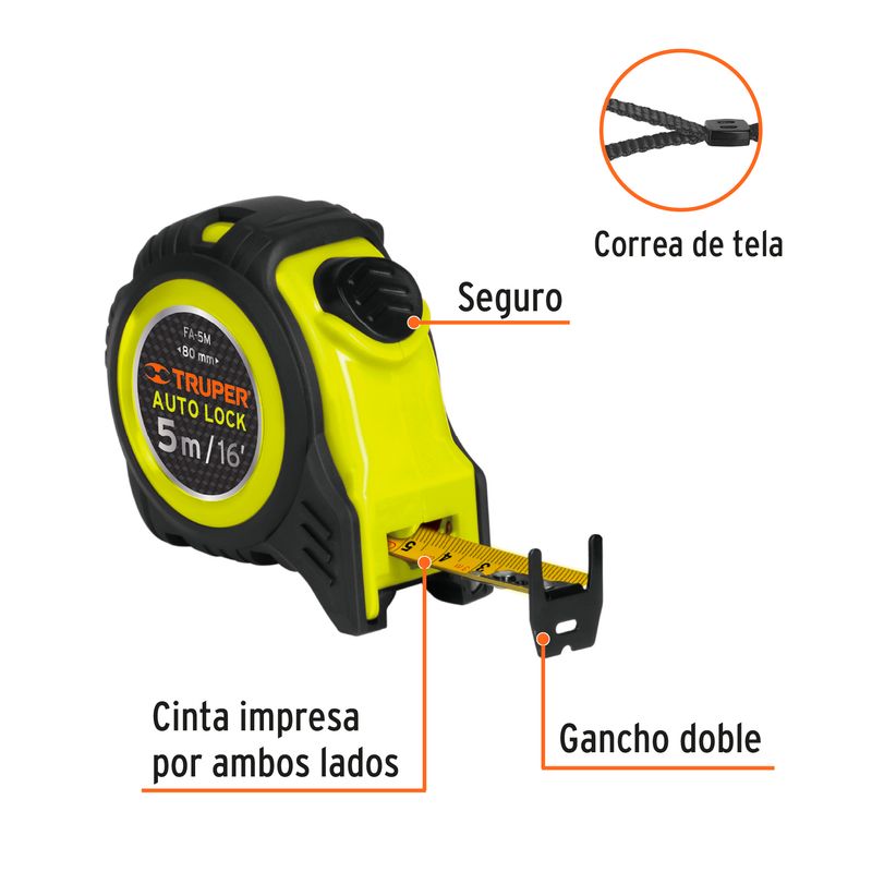 Flexometro-Auto-Lock-contra-impactos-5-m-cinta-19-mm