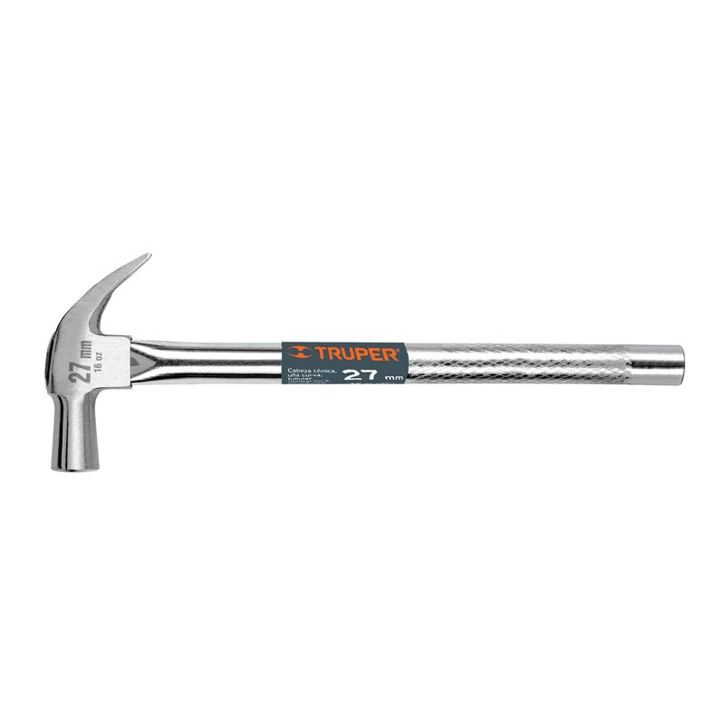 Martillo-cabeza-conica-27-mm-uña-curva-mango-tubular
