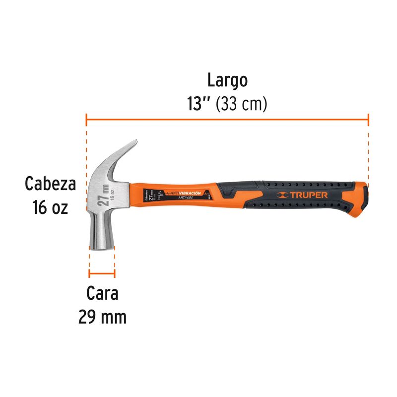 Martillo-cabeza-conica-27-mm-uña-curva-mango-fibra-vidrio