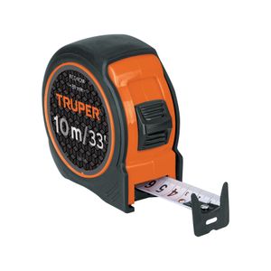 Flexómetro compacto 10 m con grip, cinta 25 mm - TRUPER