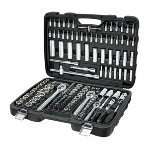 Juego de 172 herramientas 1/4", 3/8" y 1/2" std p/mecánico - TRUPER