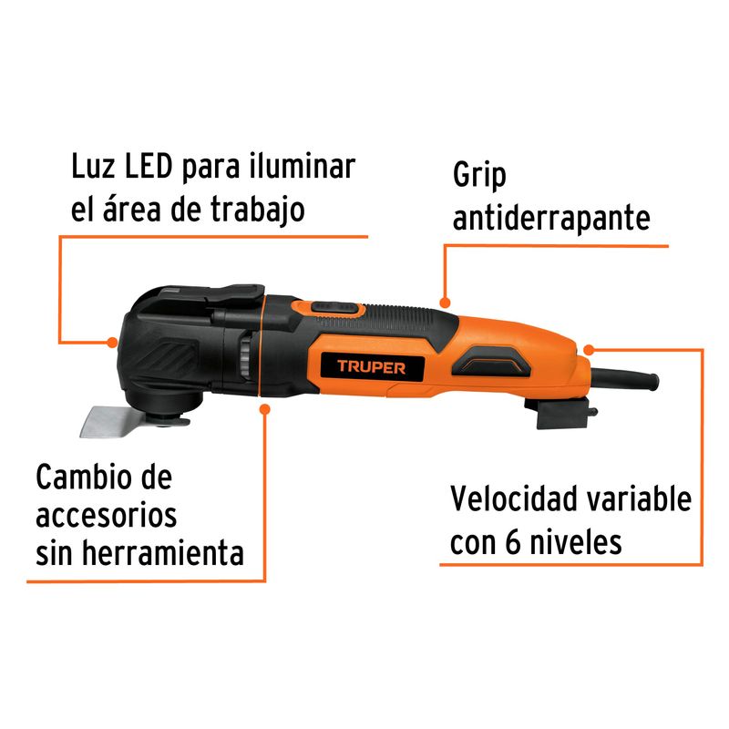 Herramienta rotativa profesional mototool 150 w con 97 accesorios truper