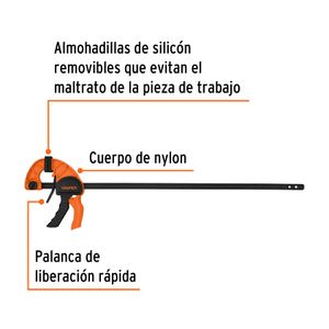 Prensa con ajuste rápido 18" - TRUPER
