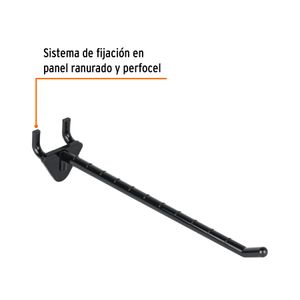 Gancho de plástico para perfocel y para ranurado, 6" - TRUPER