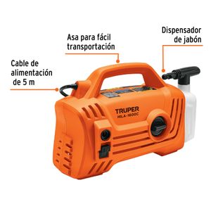 Hidrolavadora eléctrica compacta 1600 PSI - TRUPER