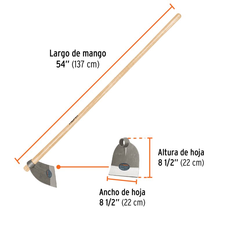 Azadon-Lane-No.3-de-2.1-lb-con-mango-madera-de-54-