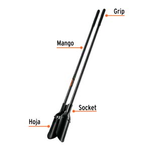Cavador mangos de acero 47" Expert - TRUPER