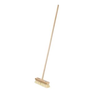 Cepillo para impermeabilizar con cerdas de ixtle, mango 48" - TRUPER