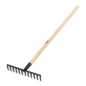 Rastrillo recto de 12 dientes, mango de 48" - TRUPER