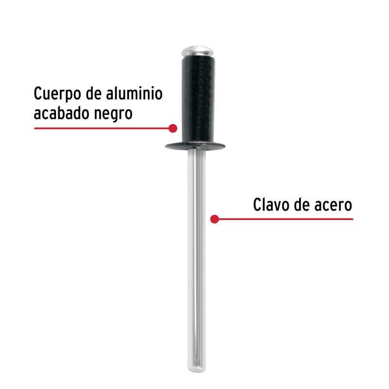 Bolsa-con-50-remaches-5-32-x1-4--negros-de-aluminio-ala-5-16-