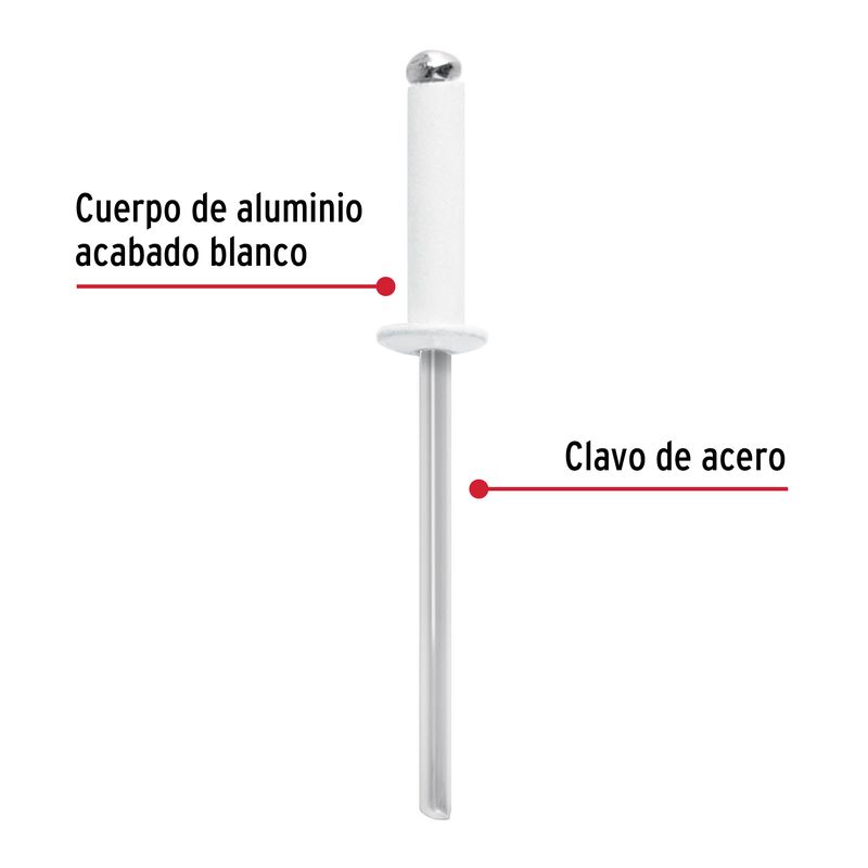 Bolsa-con-50-remaches-1-8-x5-16--blancos-de-aluminio-ala-1-4-