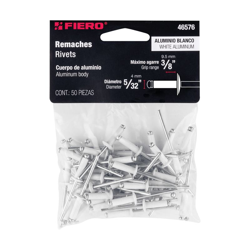 Juego De 40 Remaches De Plástico Blanco - Para Agujero De 5 Mm, Ideal Para Paragolpes, Guardabarros Y Paneles De Coche