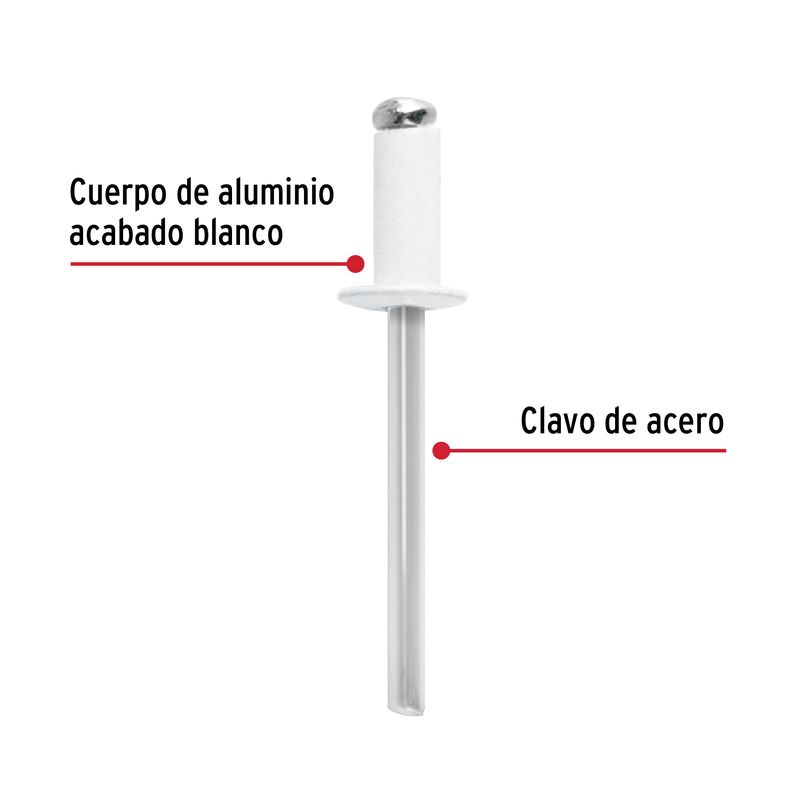Bolsa-con-50-remaches-3-16-x1-4--blancos-de-aluminio-ala-3-8-