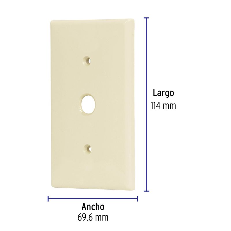 Placa-de-ABS-para-atenuador-Standard-marfil