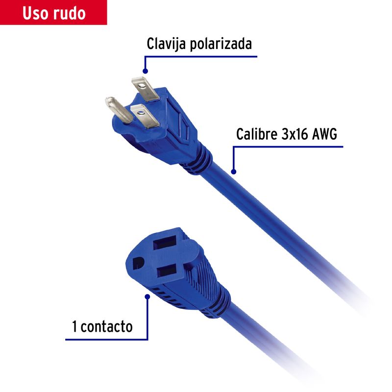 Extension-de-uso-rudo-aterrizada-30-m-calibre-16