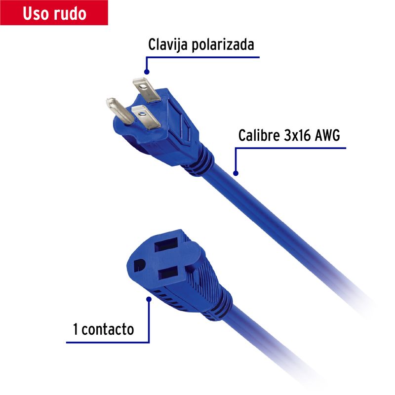 Extension-de-uso-rudo-aterrizada-10-m-calibre-16