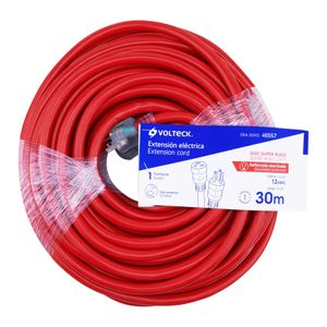 Extensión reforzada aterrizada 30 m 3x12 AWG - TRUPER