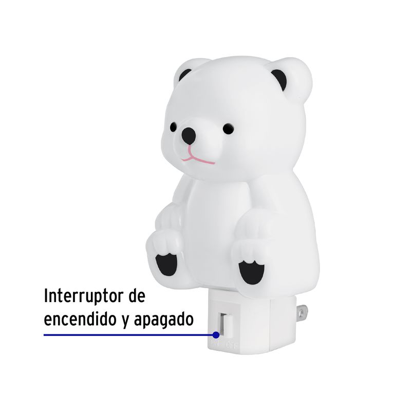 Luz-de-noche-con-lampara-E12-oso
