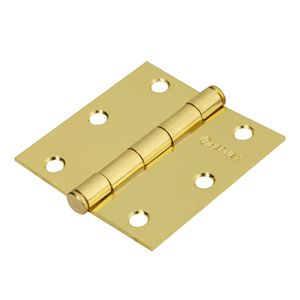 Bolsa con 2 bisagras cuadradas de 3" acero latonado, plana - TRUPER