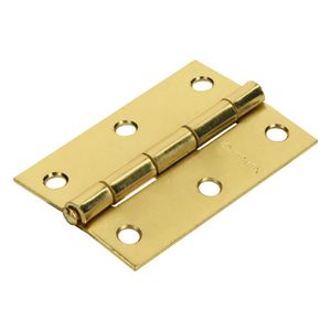 Bolsa con 2 bisagras rectangulares 3", acero latonado - TRUPER