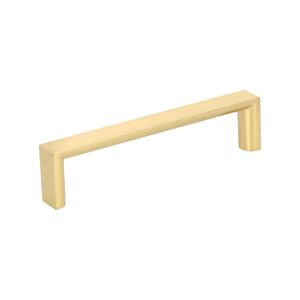 Jaladera metálica de 96 mm estilo "Andamio", latón brillante - TRUPER