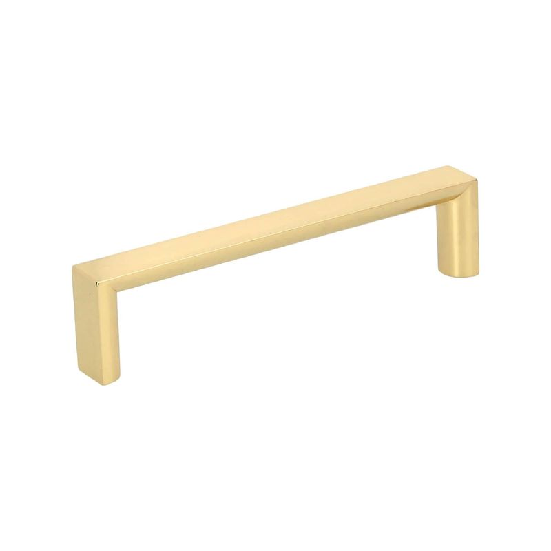 Jaladera-metalica-de-96-mm-estilo--Andamio--laton-brillante