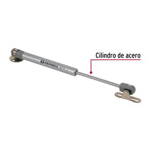 Pistón a gas con capacidad de 60N / 6kg - HERMEX