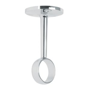 Soporte central para tubo redondo de clóset - HERMEX