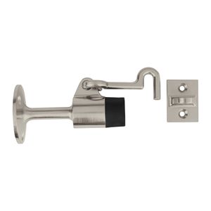 Tope metálico para puerta con gancho - HERMEX