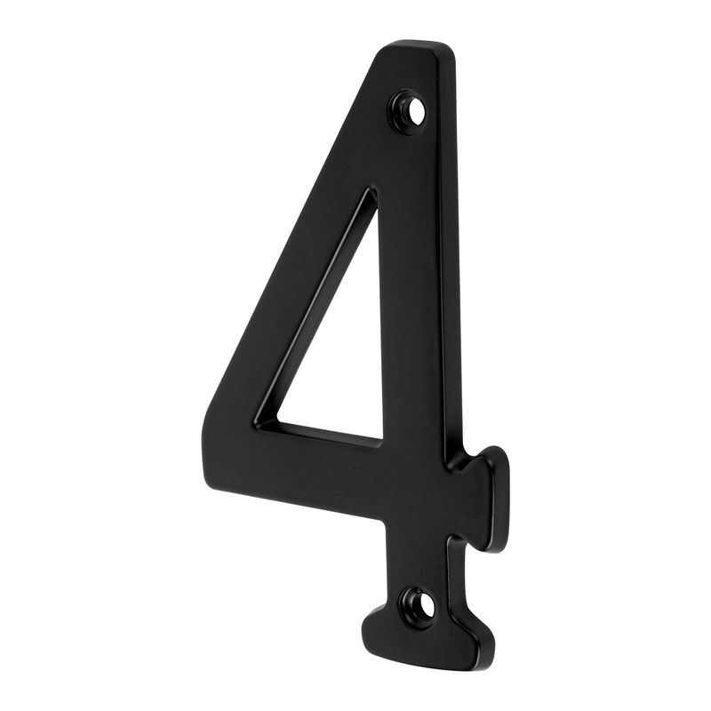 Numero-4-de-laton-solido-4--negro