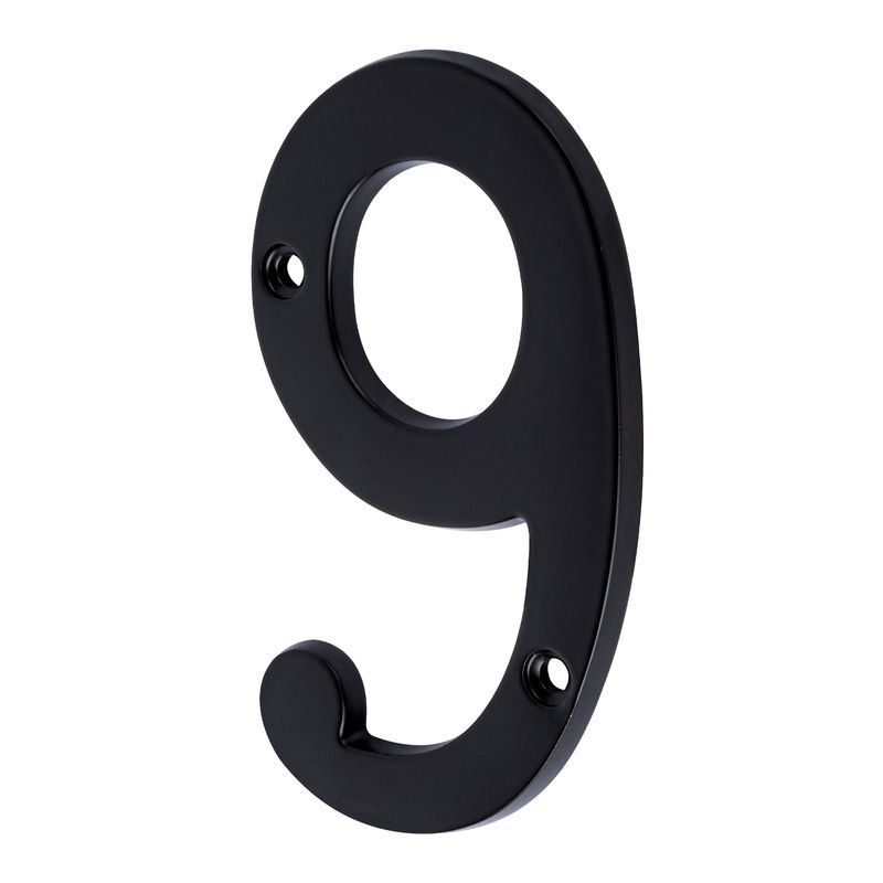 Numero-9-de-laton-solido-4--negro