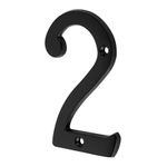 Numero-2-de-laton-solido-4--negro